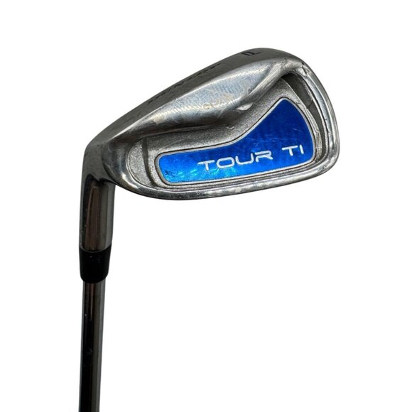 kids Dunlop Tour Ti L pitching wedge Iron Golf Club blue black 35" READ - Picture 1 of 6